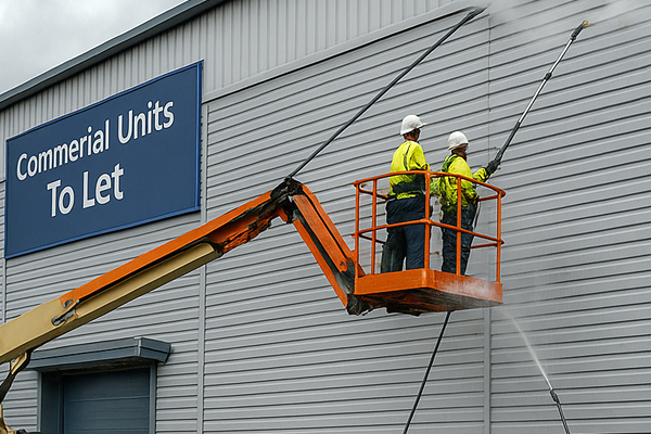 Building cleaning in Uttoxeter using safe low pressure methods
