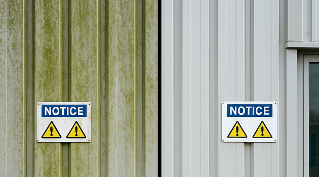 MEWP and water-fed systems used for high-level cladding cleaning in Worcester Park